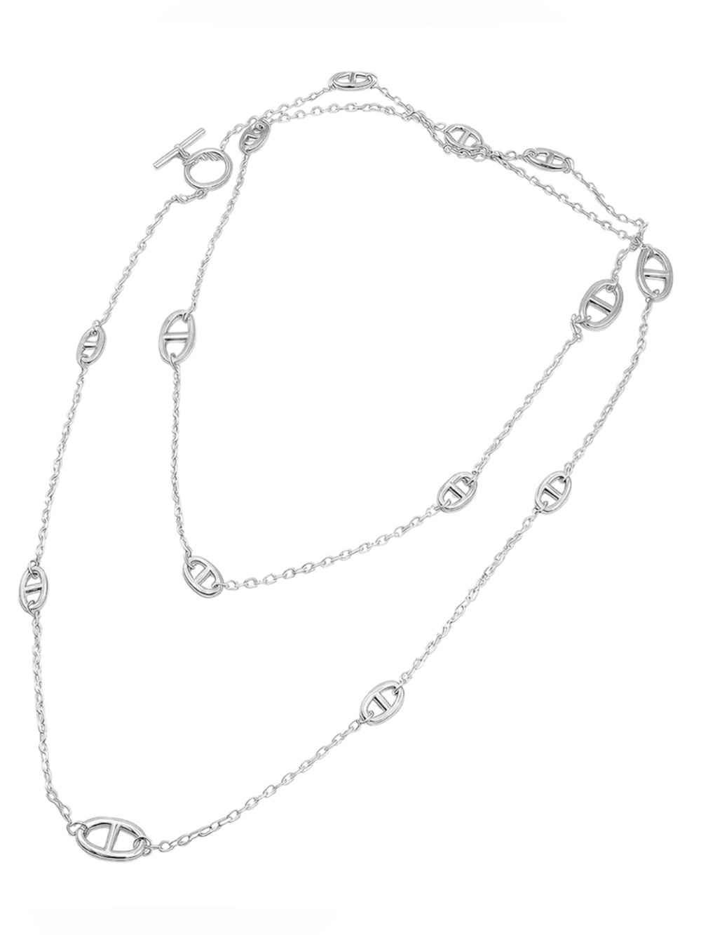 Honey Goods Silvertone Necklace